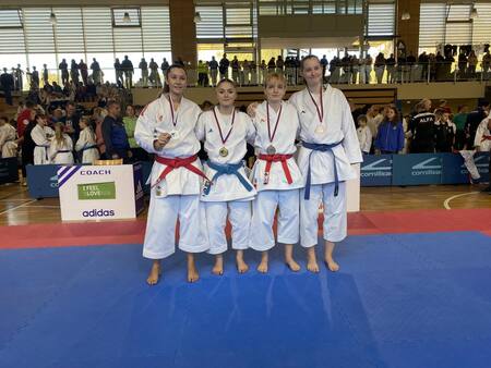 Elma Lišinović 1. mesto v katah med članicami